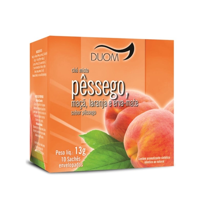 Chá de Pêssego e Maça Sachê