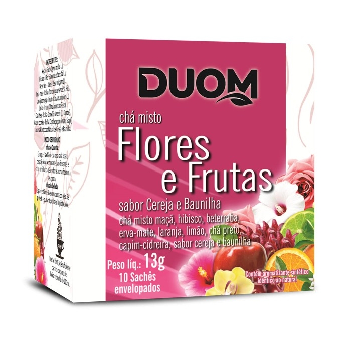 Chá de Flores e Frutas Sachê