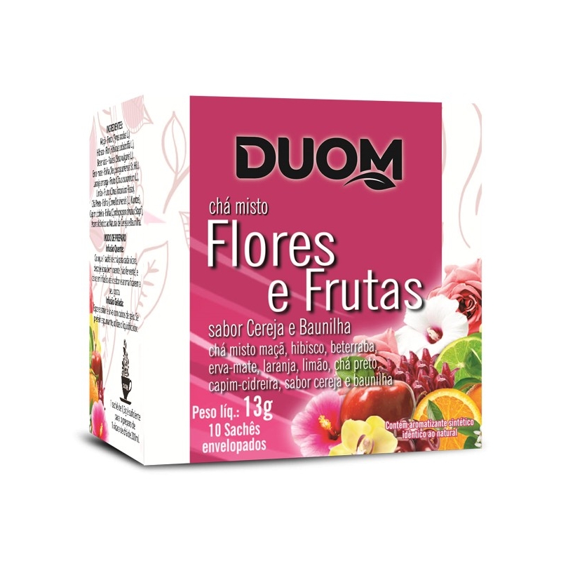 Chá de Flores e Frutas Sachê