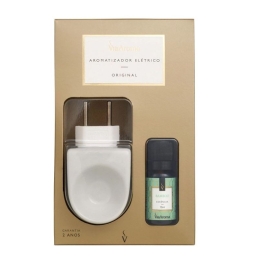 Aromatizador Elétrico Branco com Essência de Bamboo