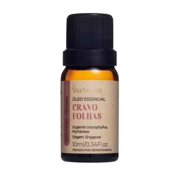 Óleo Essencial Cravo Folhas 10ml Via Aroma