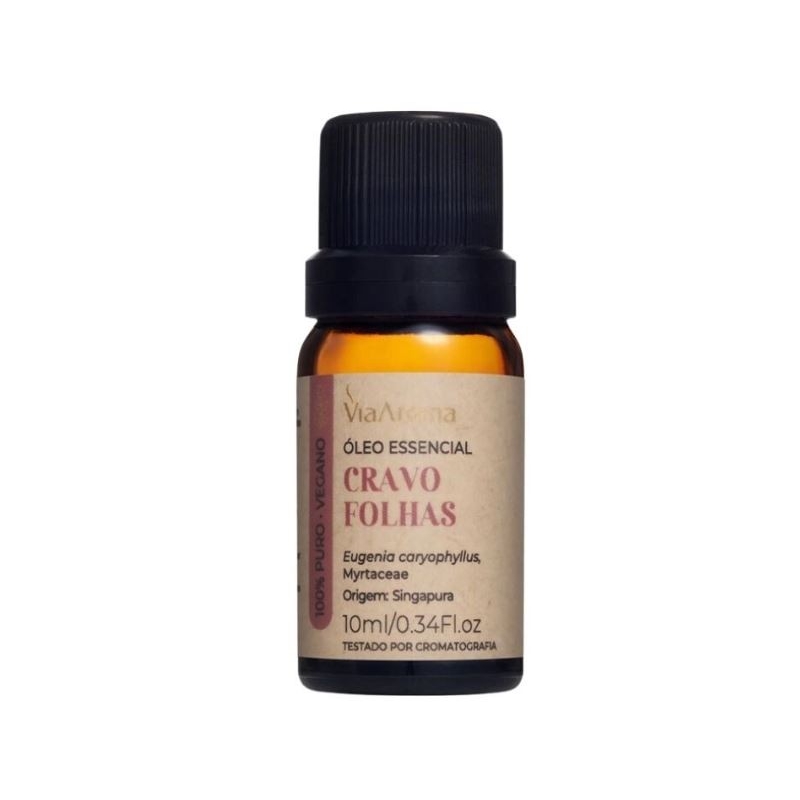 Óleo Essencial Cravo Folhas 10ml Via Aroma