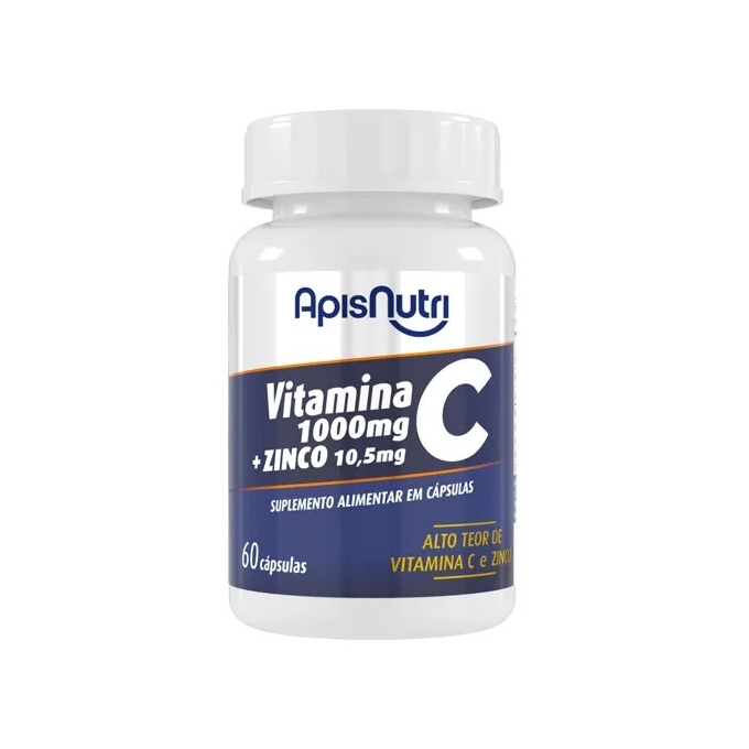 Vitamina C + Zinco 60caps ApisNutri