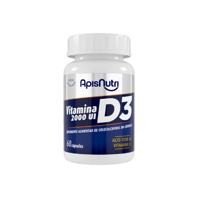 Vitamina D3 2000UI 60caps ApisNutri