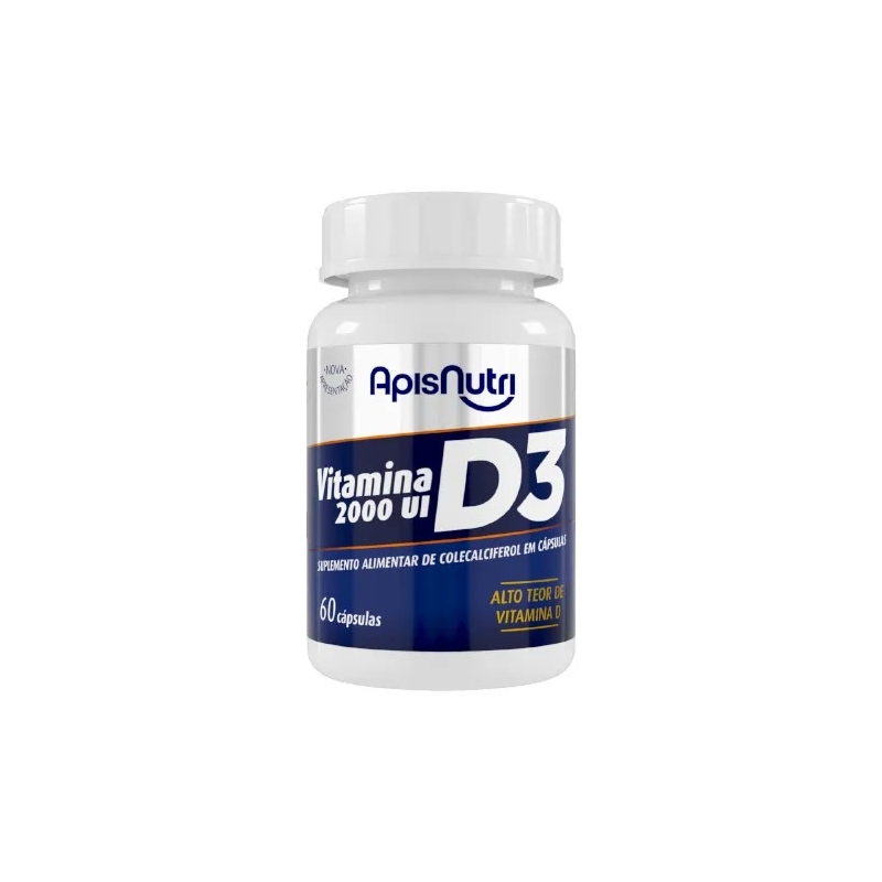 Vitamina D3 2000UI 60caps ApisNutri